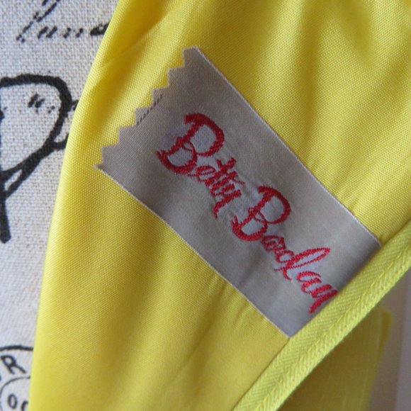 Vintage 1970sBetty Barclay Trevira Cotton Sheer Floral Summer Dress - Picture 5 of 10